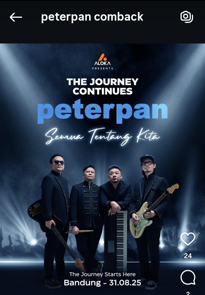 Peterpan “comeback” Siapa vokalisnya?