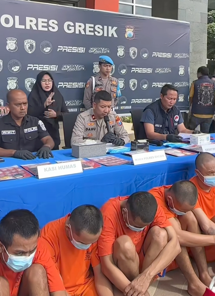 9 Tersangka Dibekuk dan 613 Gram Sabu-Sabu Disita